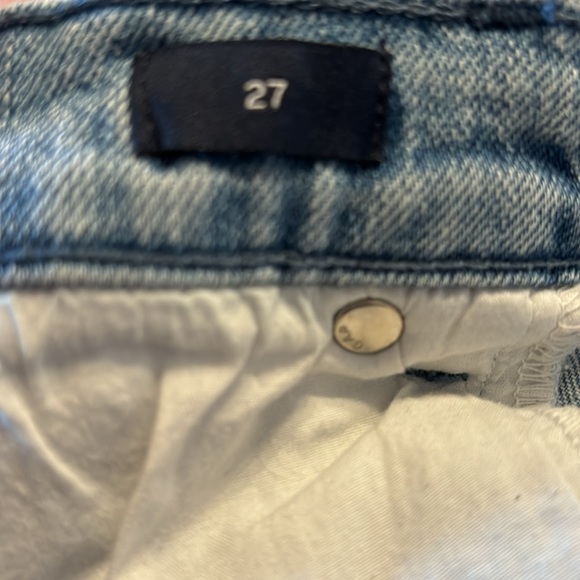 Gap denim multi color denim button front skirt size 27 - Picture 5 of 6